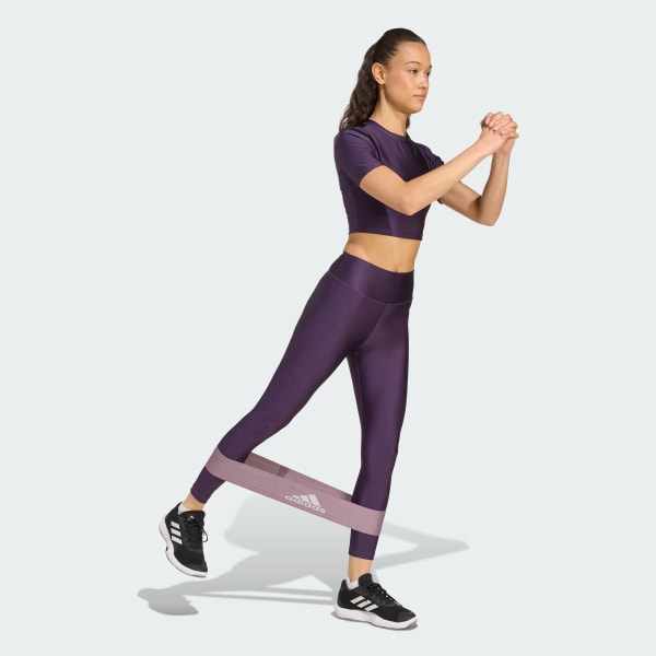 Violeta Camiseta brillante de entrenamiento Essentials