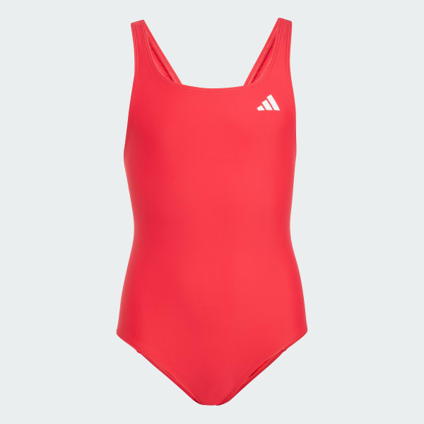 Red V-back Swimsuit Kids