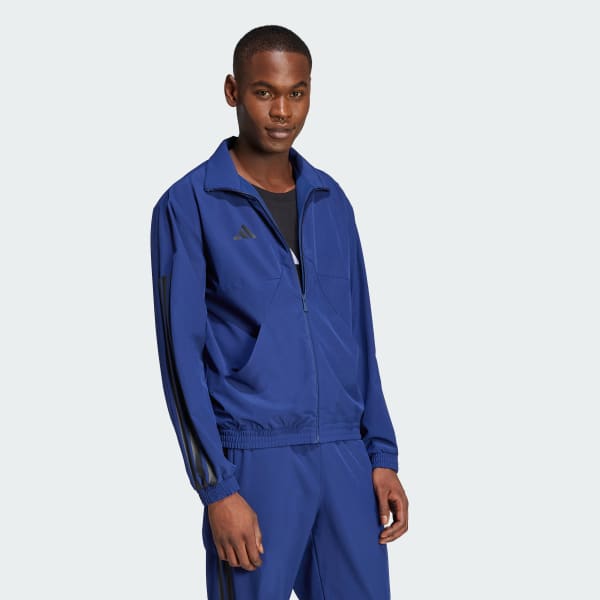 Blau House of Tiro Woven Originals Jacke