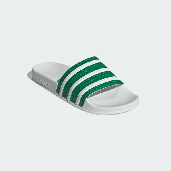 Green Adilette Slides