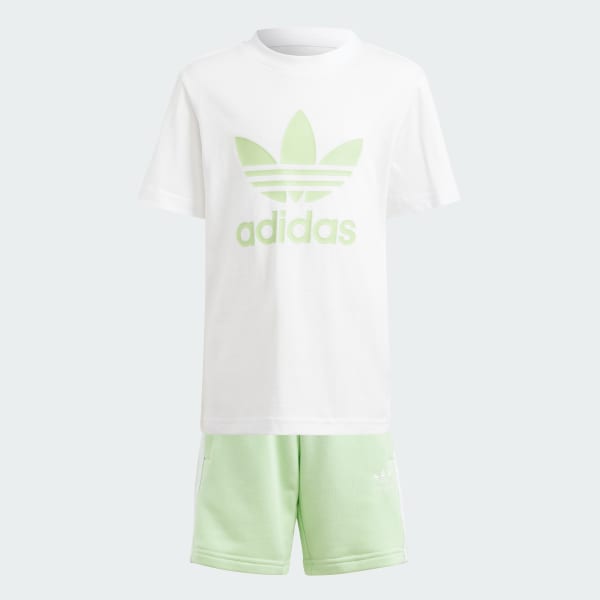 Adidas short and shirt set hot sale