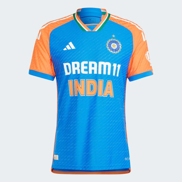 Blu Maglia da cricket T20I India