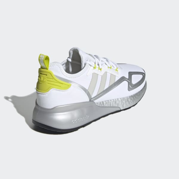 White ZX 2K Boost Shoes KYJ02