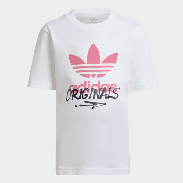 White Graphic Tee Kids