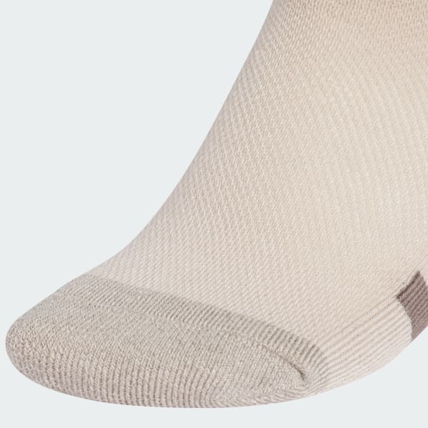 Beige Athletic Cushioned 6-Pack Crew Socks Kids