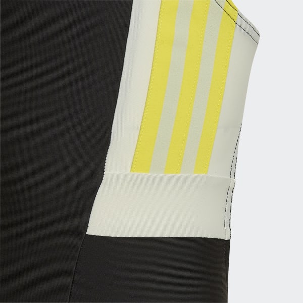 Zwart Colorblock 3-Stripes Badpak L9351