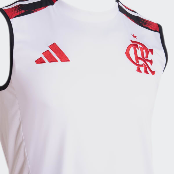 Branco Camisa II Sem Mangas CR Flamengo 25