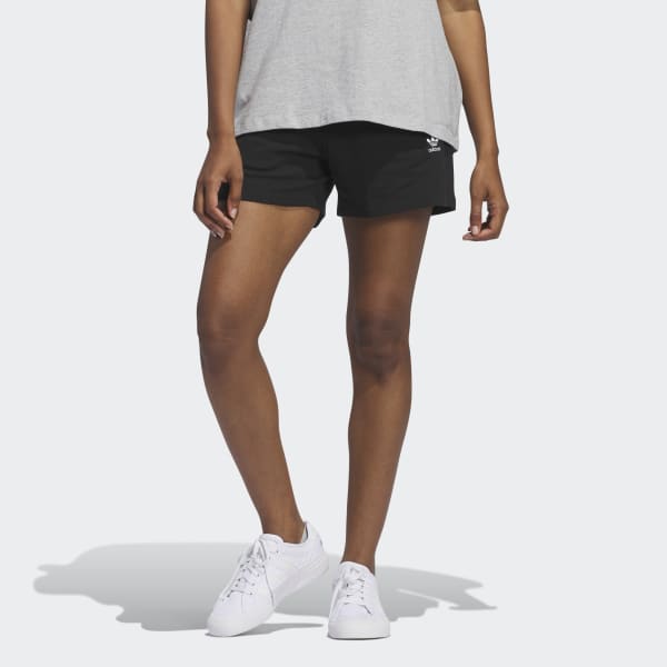 adidas Essentials French Terry Shorts - Black | Free Shipping with