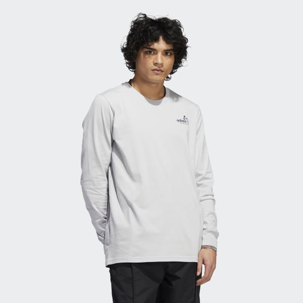 Szary Mettz The Steps Long Sleeve Tee
