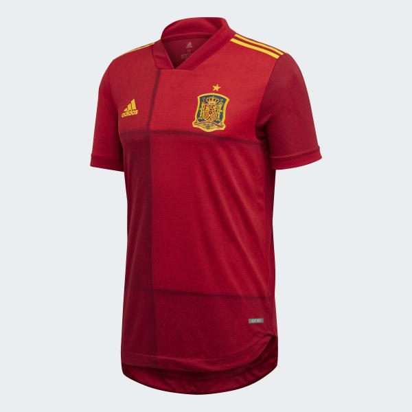 Red Spain Authentic Home Jersey GLL58