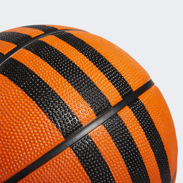 Orange Ballon de basketball 3-Stripes Rubber X3 QC270