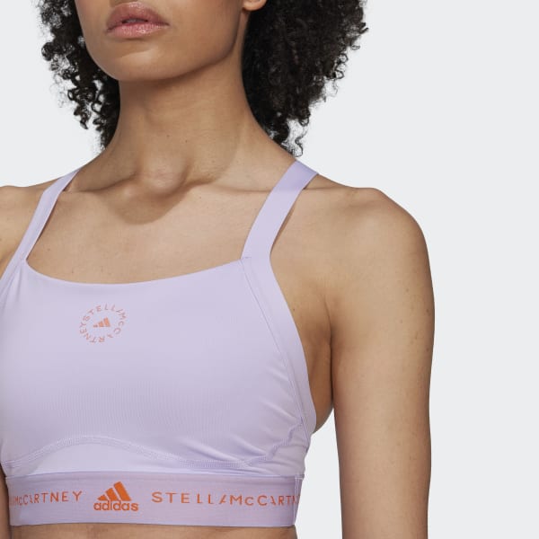 Lila adidas by Stella McCartney TruePurpose Medium Support Bra DL559