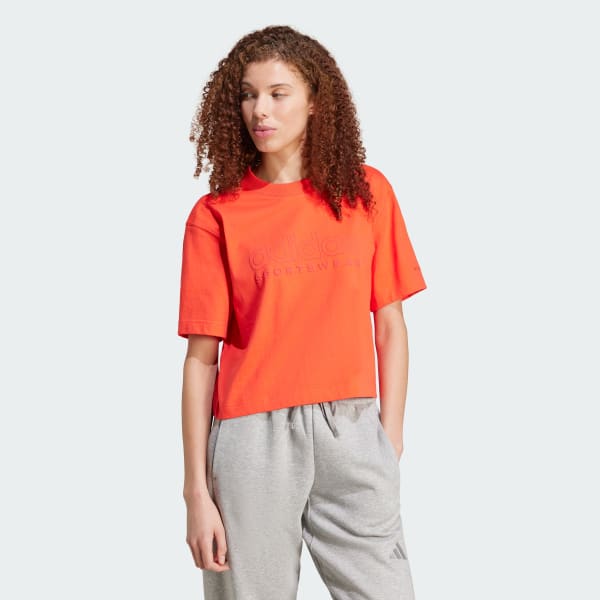 Orange ALL SZN Graphic Loose Tee