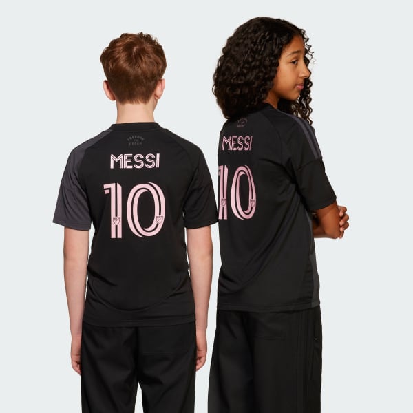 Negro Polera Visitante Messi Inter Miami CF 25/26 Infantil