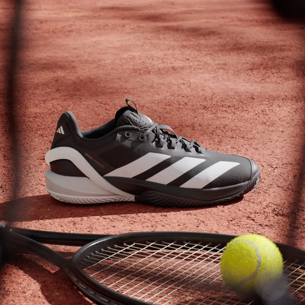 Schwarz Adizero Cybersonic 2 Clay Tennisschuh