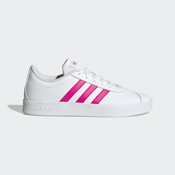 adidas vl court pink