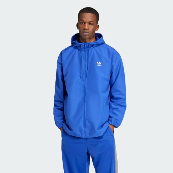 Azul adidas Originals Trefoil Windbreaker