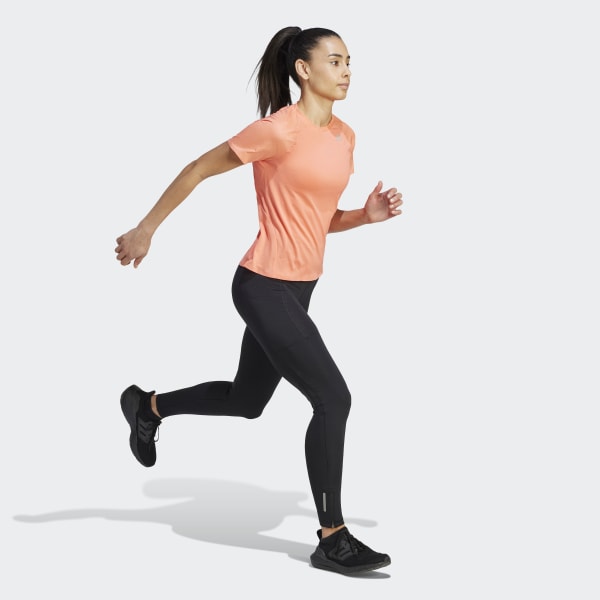 Orange Adizero Running T-Shirt