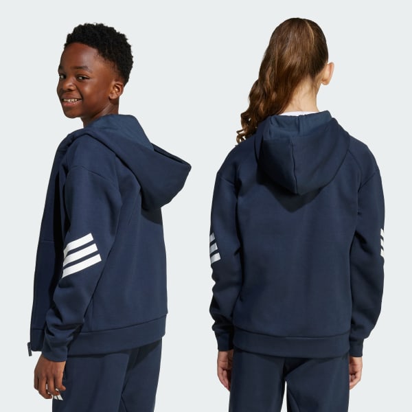 Future Icons 3-Stripes Full-Zip Hooded Track Jacket Kids