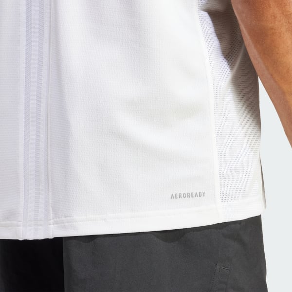 HIIT Tシャツ　ホワイト　L adidas Training T-Shirt HIIT Cool - Halo Silver