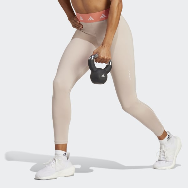 adidas Techfit 7/8 Training Leggings - Brown