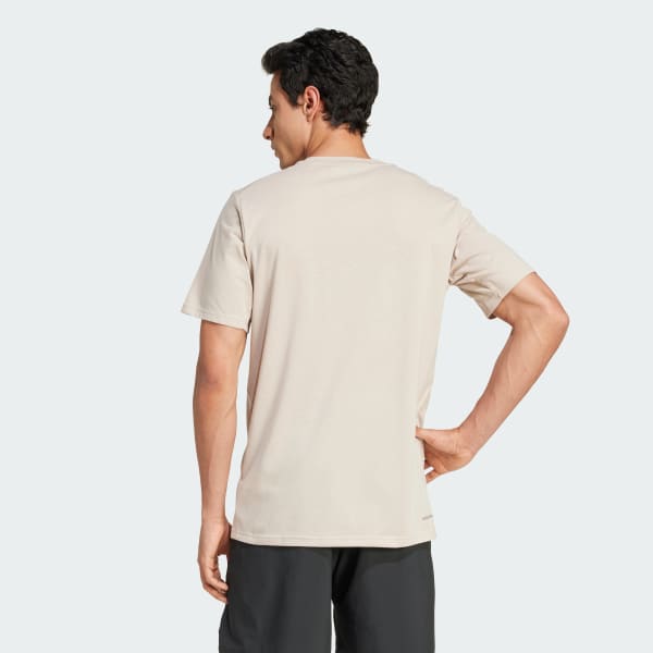 Beige Train Essentials Feelready Training Tee