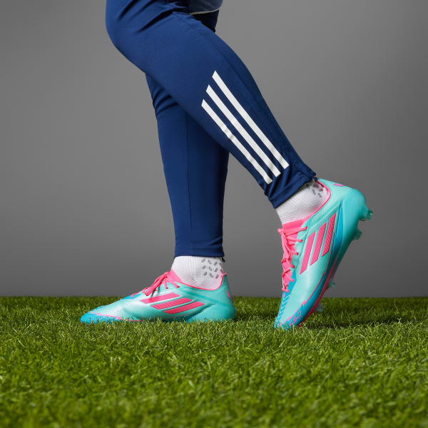 adidas F50 Elite Messi Firm Ground Cleats - Turquoise | Free