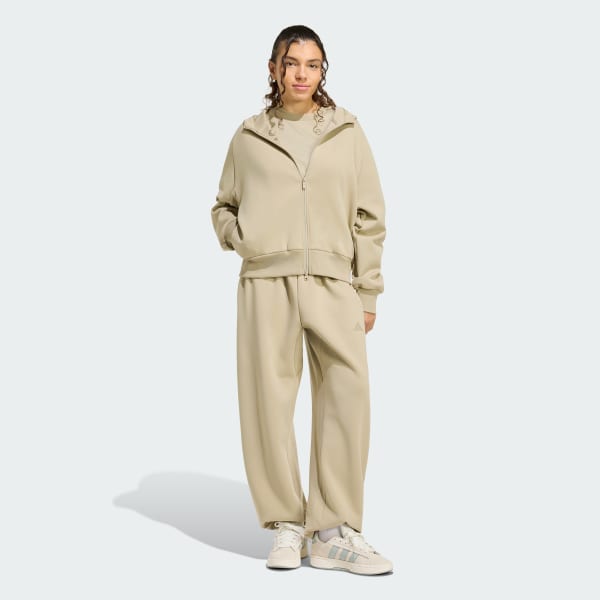 Brown SOFT LUX FULL-ZIP HOODIE