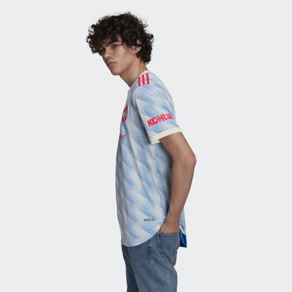 Blanco Camiseta segunda equipación Manchester United 21/22 Authentic