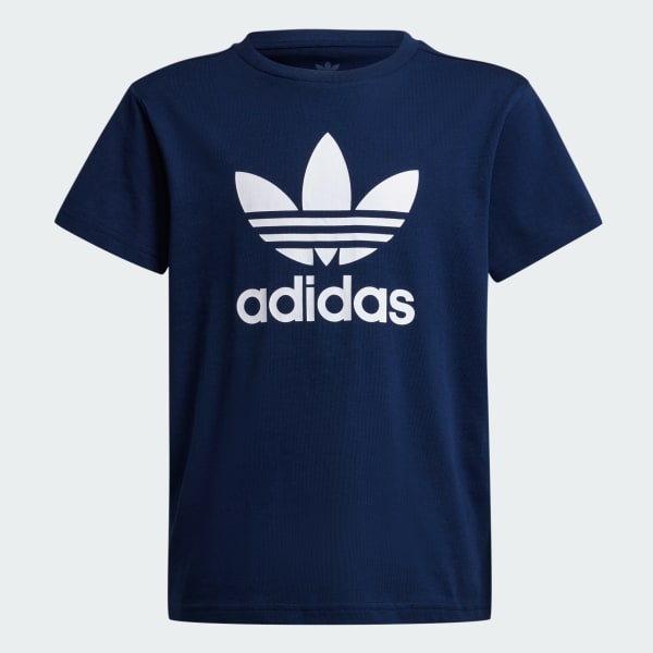 Blue Adicolor Trefoil Tee Kids
