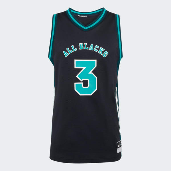 Black All Blacks Basketball Jersey