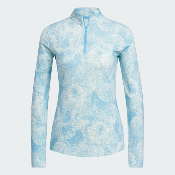 Bla Women's Ultimate365 Printed Quarter-Zip Mock