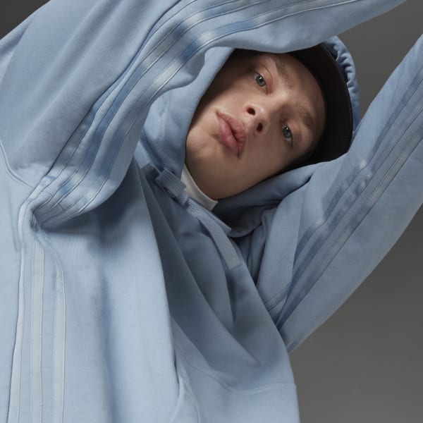 adidas originals essentials hoodie in blue