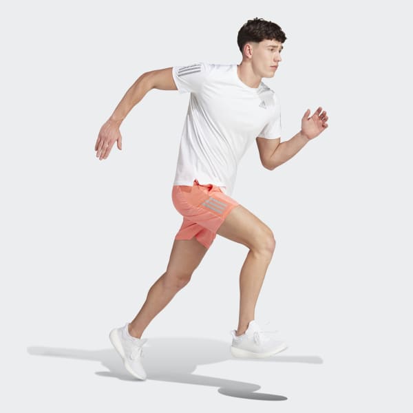 adidas Own the Run Shorts - Orange | Men's Running | adidas US