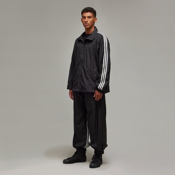 Sort Y-3 3-Stripes Nylon Shell bukser