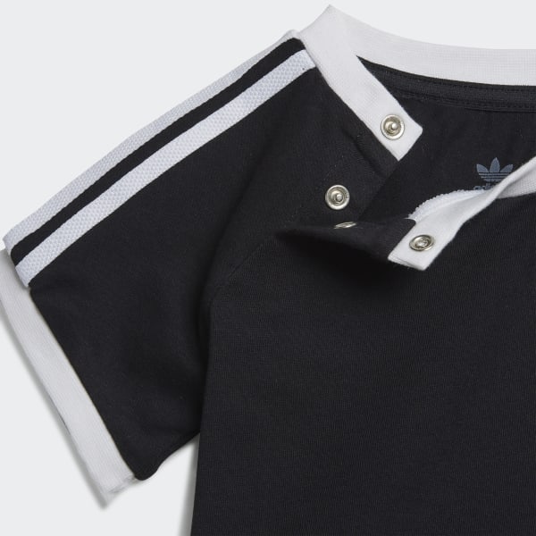 Svart 3-Stripes Tee