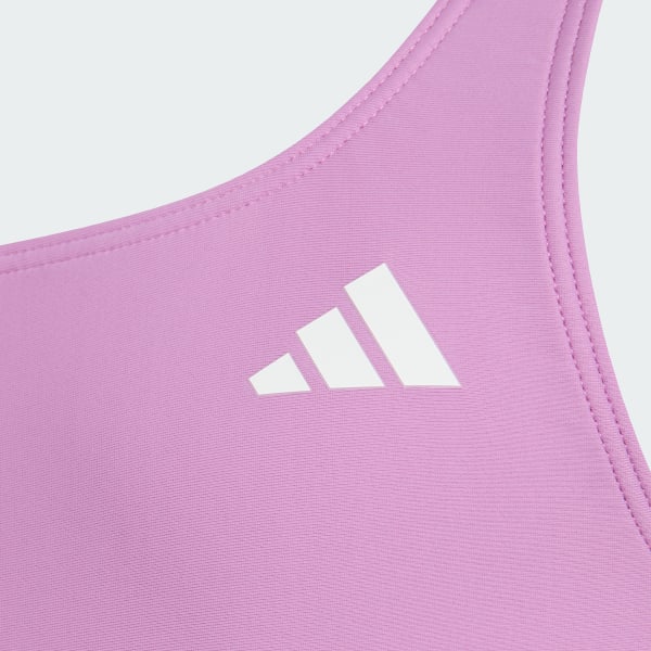 Purple V-back Swimsuit Kids