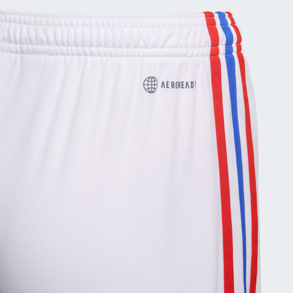 Blanco Pantalón corto primera equipación Olympique de Lyon 22/23