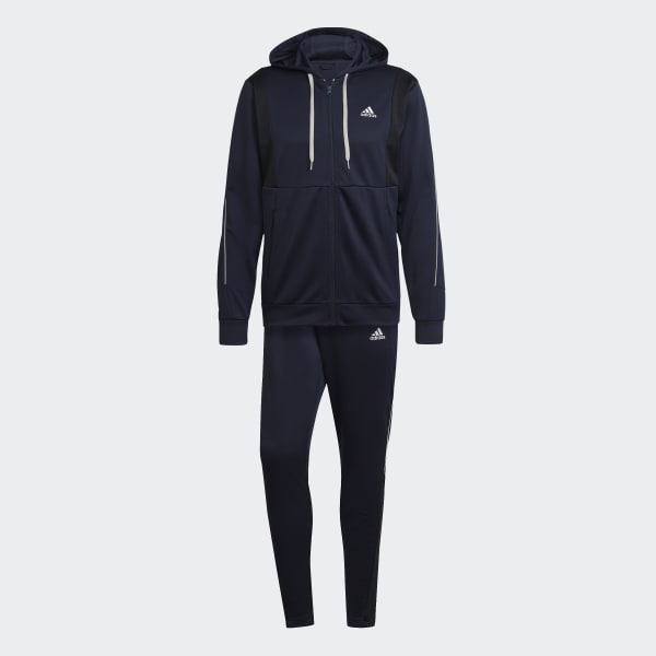 modrá Sportovní souprava Ribbed AEROREADY QH815
