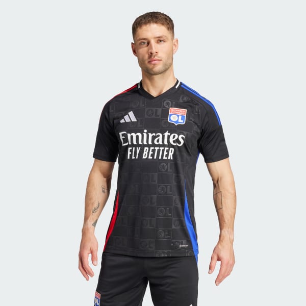 Zwart Olympique Lyonnais 24/25 Uitshirt