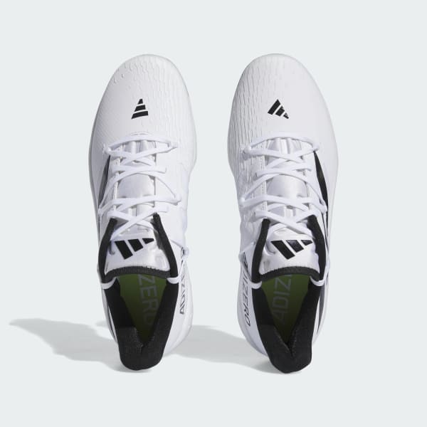 adidas Adizero Afterburner 9 Cleats - White | Free Shipping