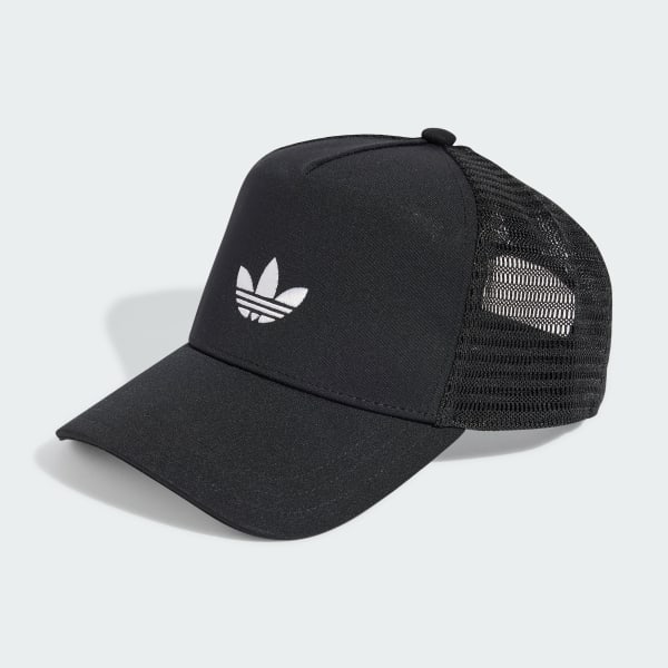 Đen Mũ Trucker Mút Foam Vành Cong Classic Adicolor