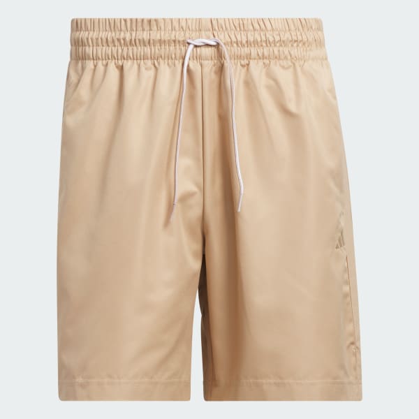 Brown Summer Prep Essentials Dobby Shorts