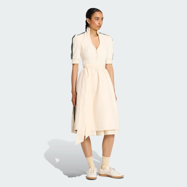 Vit ADIDAS ORIGINALS DIRNDL Klänning
