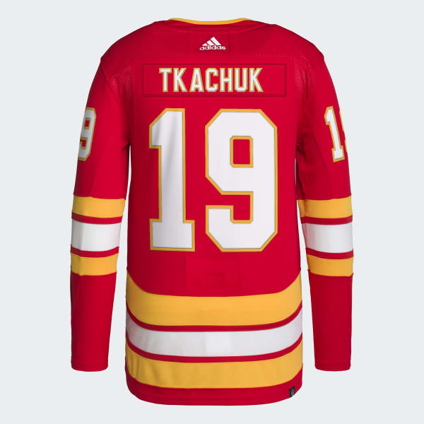 Adidas Calgary Flames No19 Matthew Tkachuk Red Alternate Authentic Women's Stitched NHL Jersey