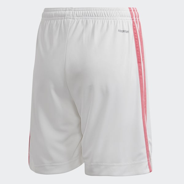 adidas white football shorts