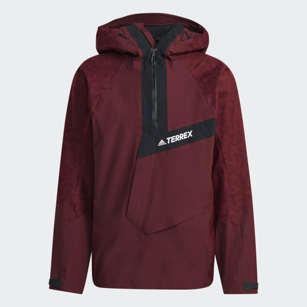 ★決算特価商品★ Techrock Terrex adidas RAIN.RDY Free | Burgundy - Anorak ナイロン