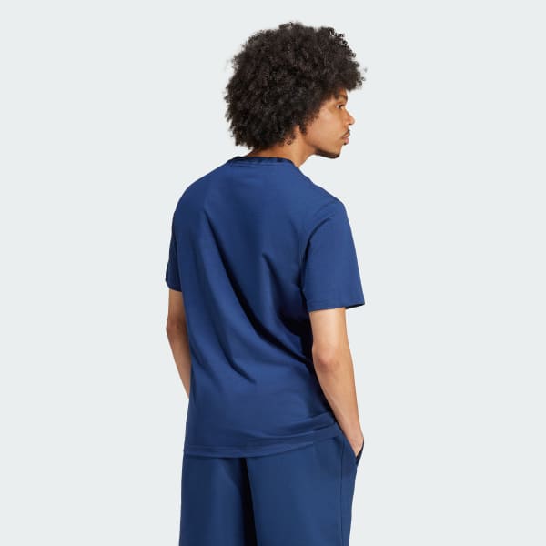 Azul Camiseta Trefoil Essentials