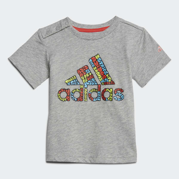 adidas logo grey