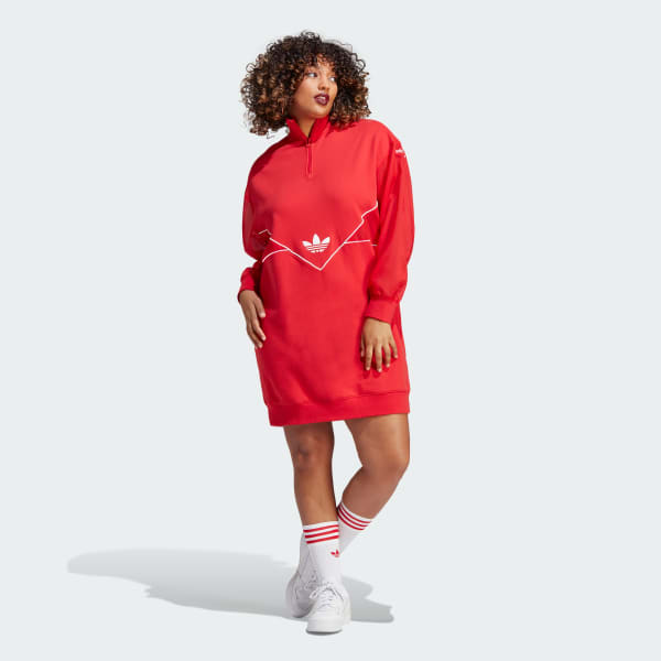 Larva del moscardón Maduro por qué adidas Originals Dress - Red | adidas Ireland